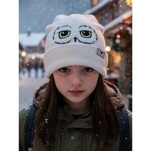 Disney‎ Harry Potter Hedwig Beanie Hat One Size Fits Most NWT